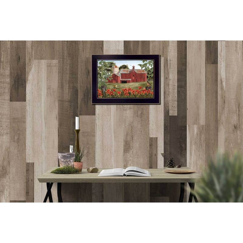 TrendyDecor4U Contemporary "Summer Days" Framed Print Wall Art by Billy Jacobs