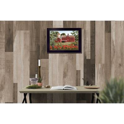 TrendyDecor4U Contemporary "Summer Days" Framed Print Wall Art by Billy Jacobs