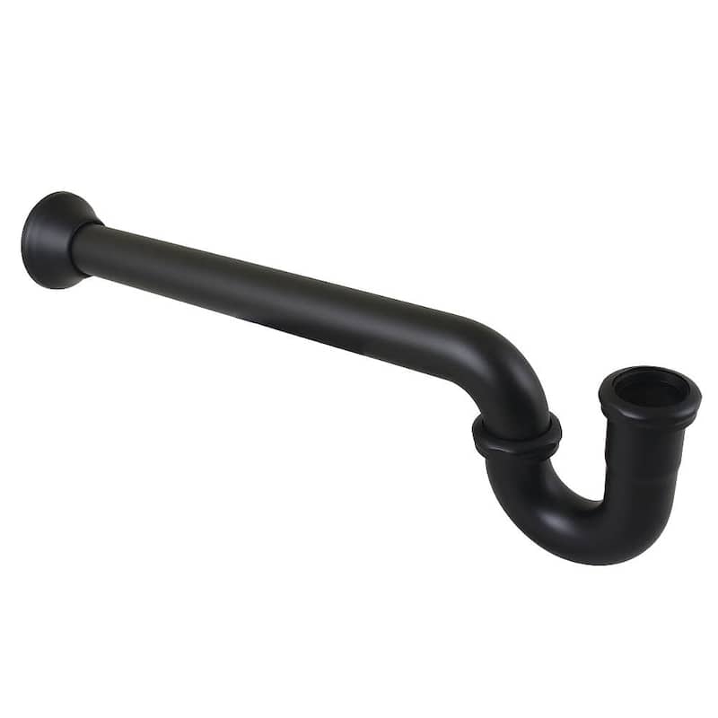 Kingston Brass CC5240 Vintage 3" Metal P-Trap - Matte Black