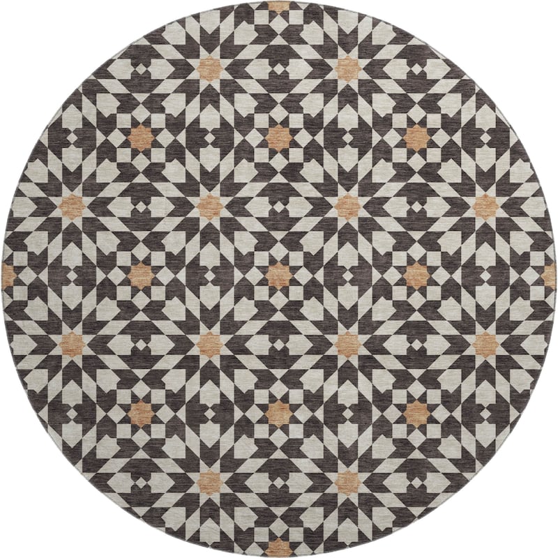 Premium Washable Super Soft Modern Mosaic Mayfield Rug