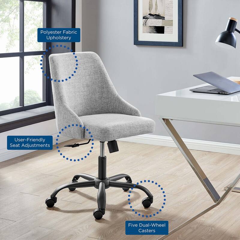 Designate Swivel Upholstered Office Chair