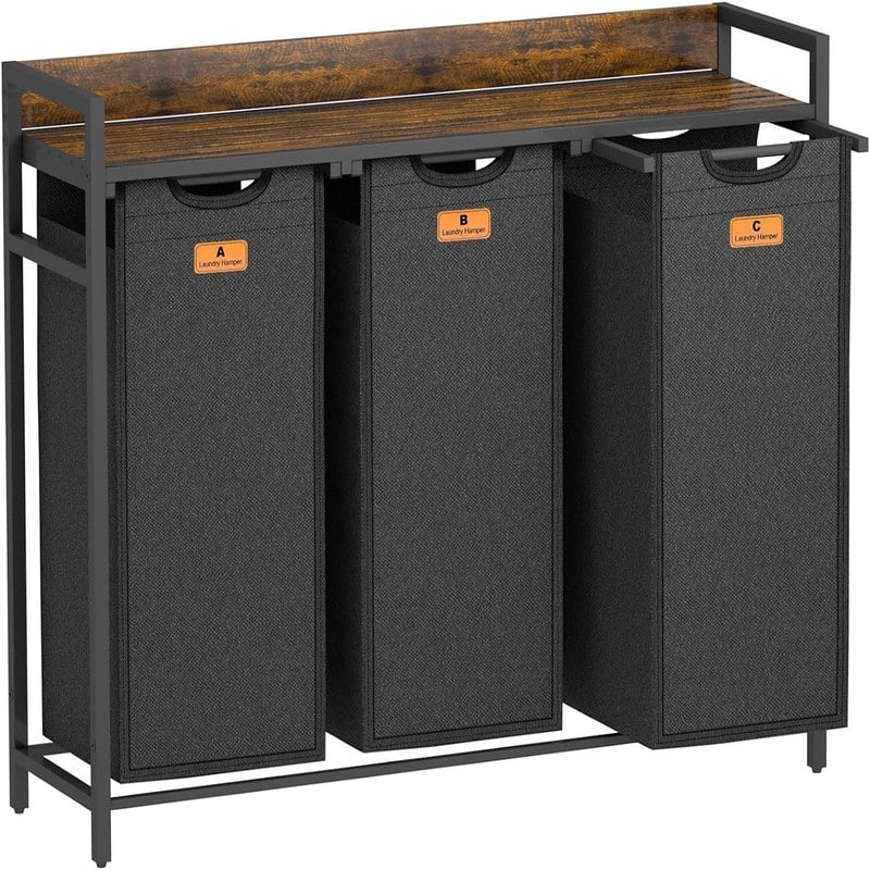 Laundry Hamper - 36.4"L x 13"W x 28.4"H