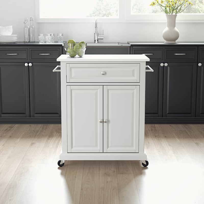 Crosley Portable Granite Top Kitchen Cart - 31"W x 18"D x 35.5"H