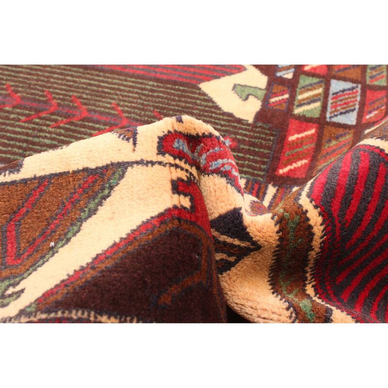 ECARPETGALLERY Hand-knotted Teimani Beige Wool Rug - 2'11 x 4'7