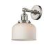 Option Satin Brushed Nickel / Matte White Cased