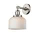 Option Satin Brushed Nickel / Matte White Cased