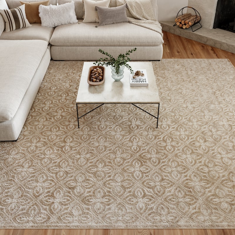 Nourison Washable Charm Indoor only Floral Area Rug