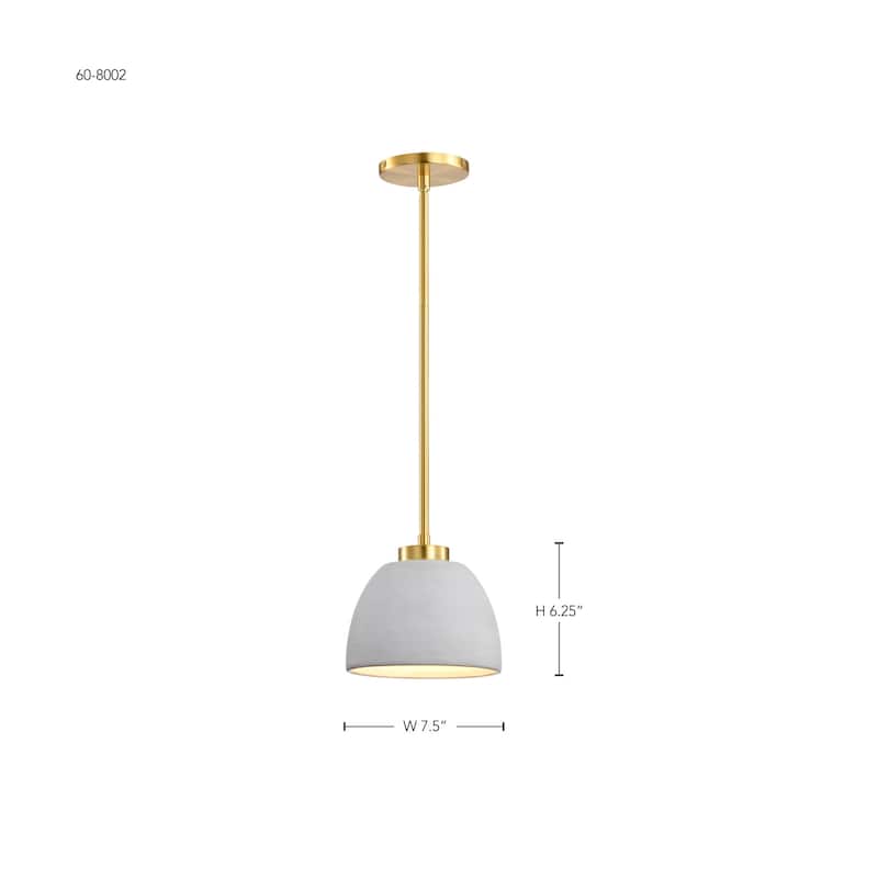 Nuvo Lighting 60/8002 Collins 8" Wide Mini Pendant