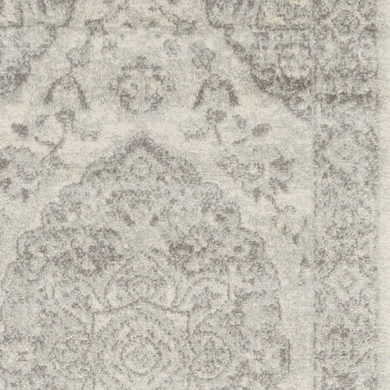 HomeRootsFloral Medallion Transitional Runner Area Rug - 87' X '27' X '0.5