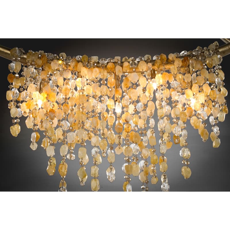 Studio M SM23834 Cradle 5 Light 36" Wide Crystal Linear Pendant