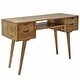 preview thumbnail 6 of 5, Marlon 45"W Mango Wood 4 Drawer Desk
