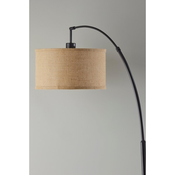 Carson Carrington Ylserod Antique Bronze Arc Floor Lamp - On Sale - Bed ...