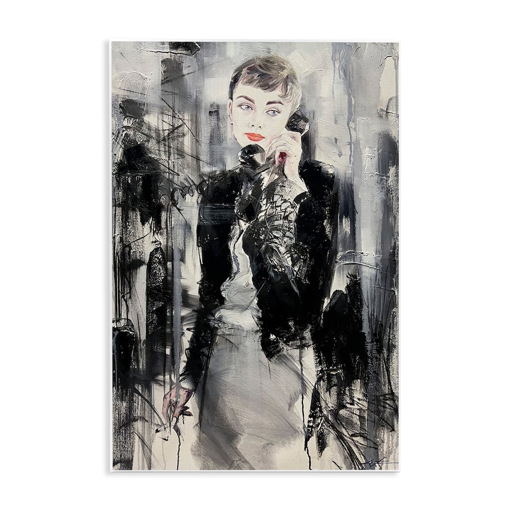 Stupell Classic Beauty Fashionista Wall Plaque Art Design By Lucille Lee