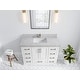 preview thumbnail 163 of 161, Willow Collection 48 in W x 22 in D x 36 in H Boston Single Bowl Sink Bathroom Vanity with Countertop