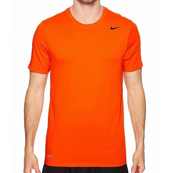 nike orange dri fit t shirt