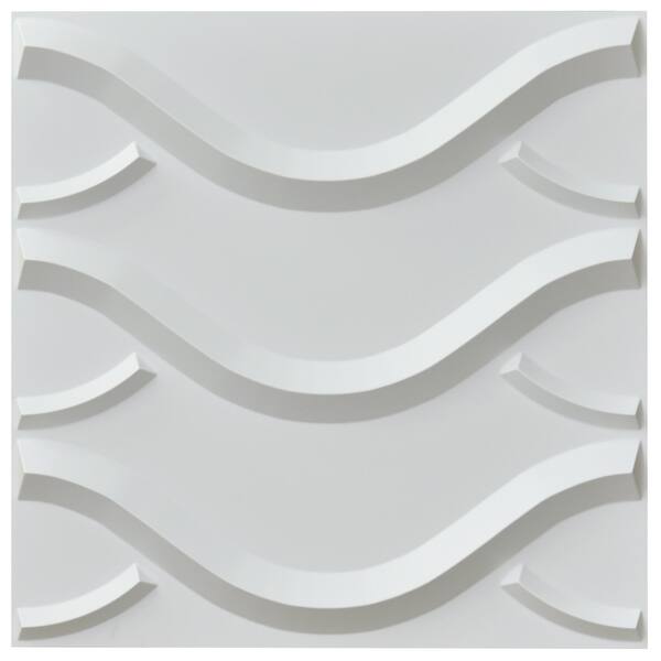 Art3d 3D Wall Panels PVC Wave Design VII (32 Sq.Ft) - Bed Bath & Beyond ...