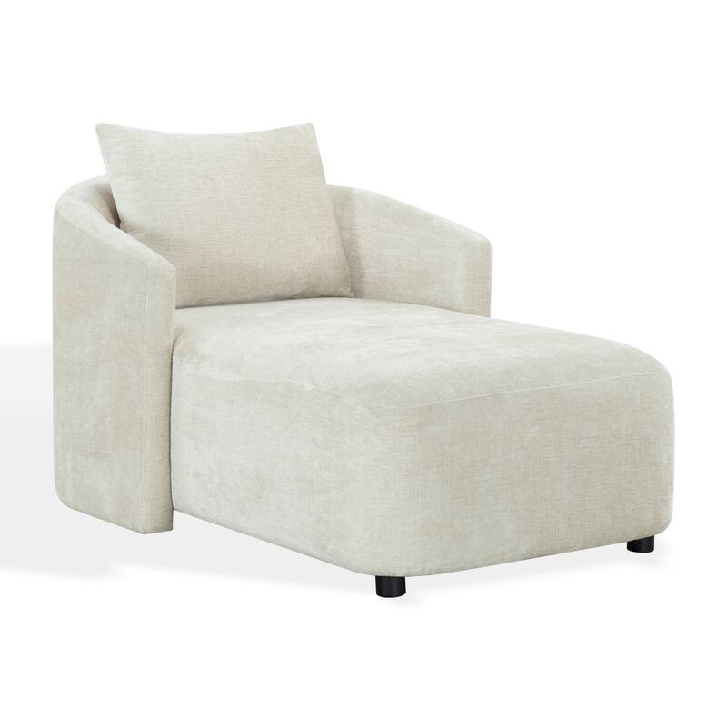 SAFAVIEH Couture Gwendelyn Chaise Lounge - 59"W x 39"D x 30"H