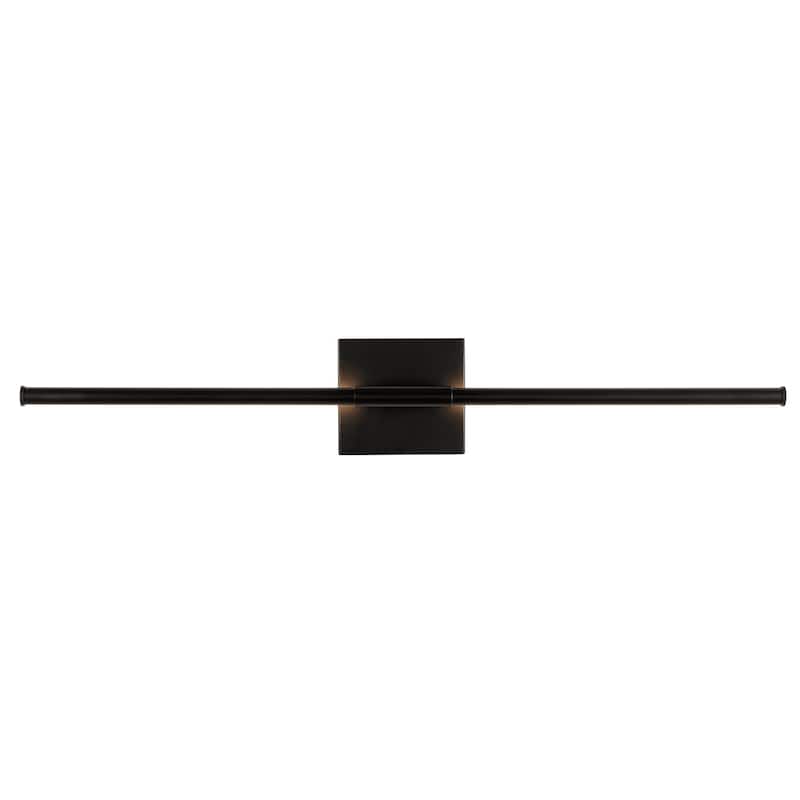JONATHAN Y Lighting Makena 5" Tall LED Wall Sconce - Black