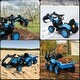 preview thumbnail 15 of 27, 12V 3 in 1 Kids Ride on Excavator & Tractor with Detachable Trailer