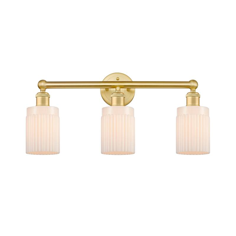 Innovations Lighting 616-3W-12-23 Hadley Vanity Hadley 3 Light 23" - Satin Gold / Matte White