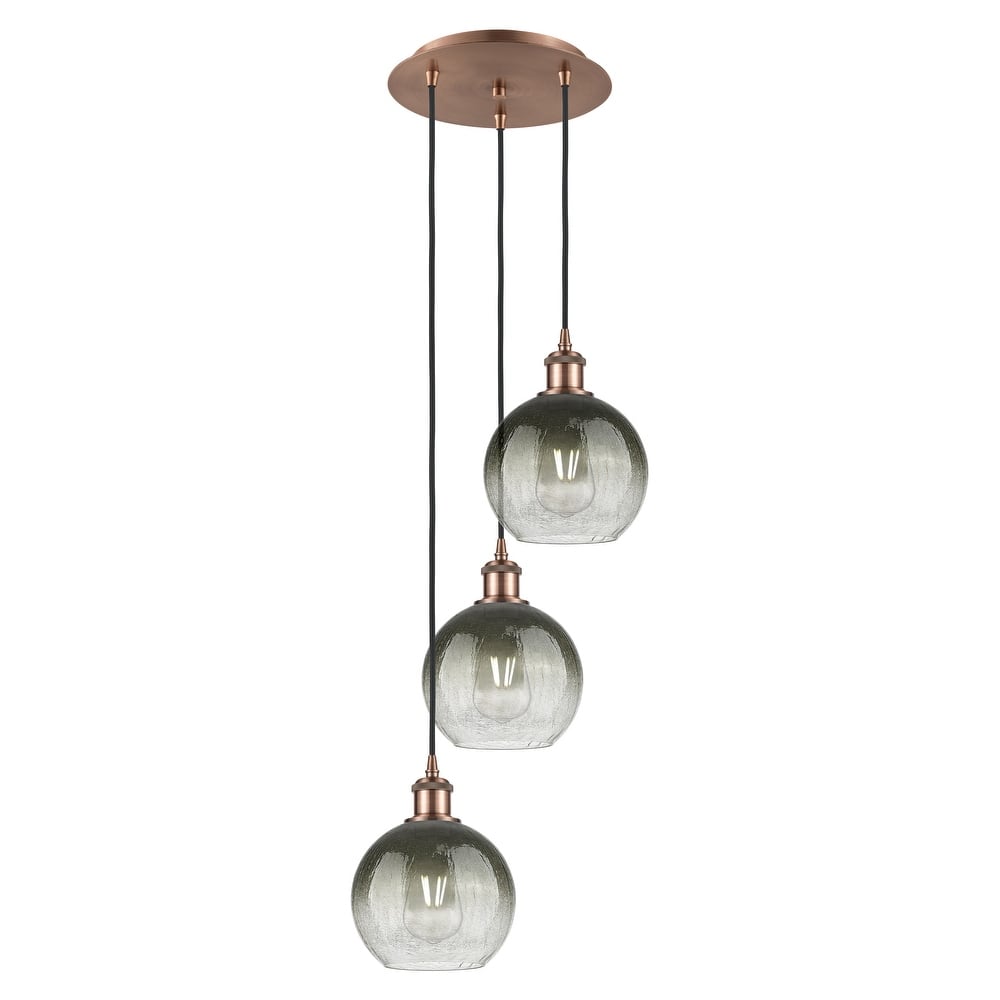 Innovations Lighting Endless Possibilities Ballston - Brookhaven Globe - 3 Light 14" Cord Hung Multi Pendant