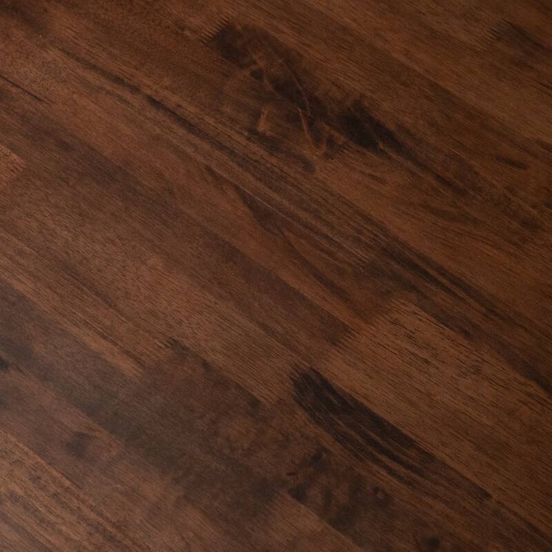 Furniture of America Abigail III Mid-Century Modern 5-Piece Rich Walnut Solid Wood Dining Set