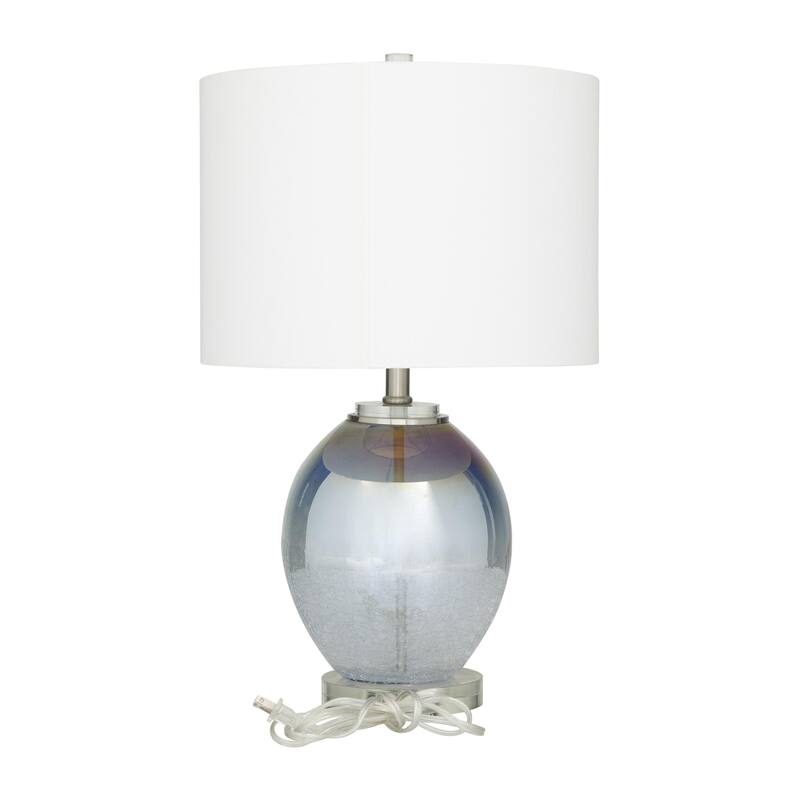 Glass Room Table Lamp - Set of 2 Blue - Roche River Decor