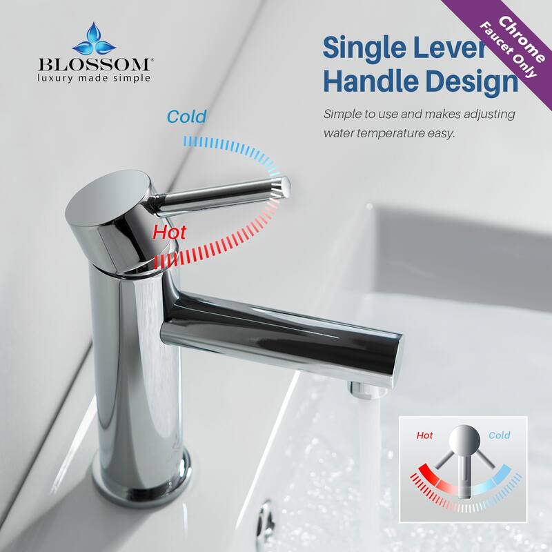 Solid Brass Leed Free Single Handle Bathroom Faucet