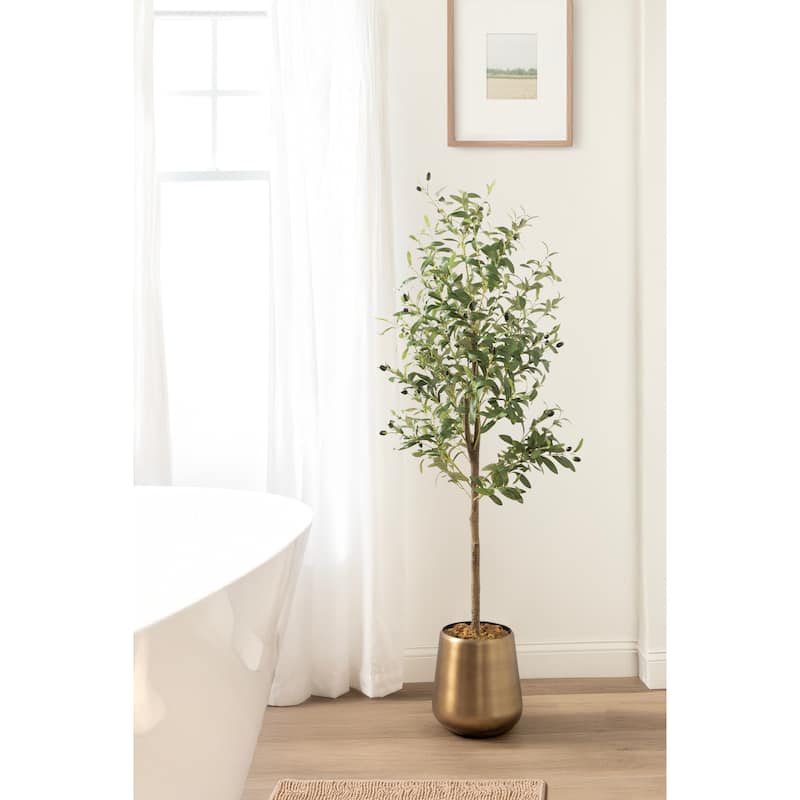 Kate and Laurel Oliveira Faux Olive Tree