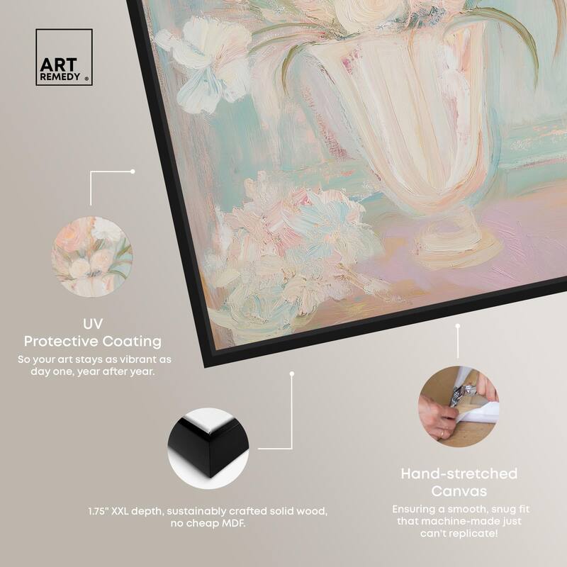 Still Life in Soft Hues II Canvas by Art Remedy