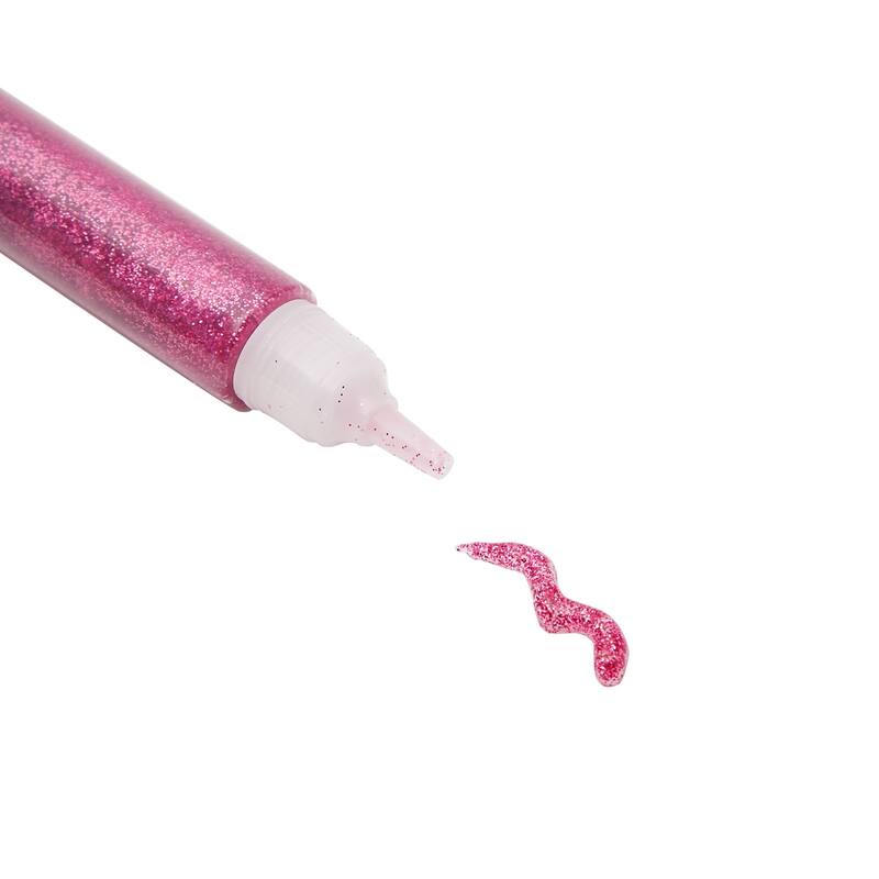 Bright Creations 100 Pack Glitter Glue Pens for Crafts, 0.35 Oz Rainbow Glue Stick Set, 20 Colors