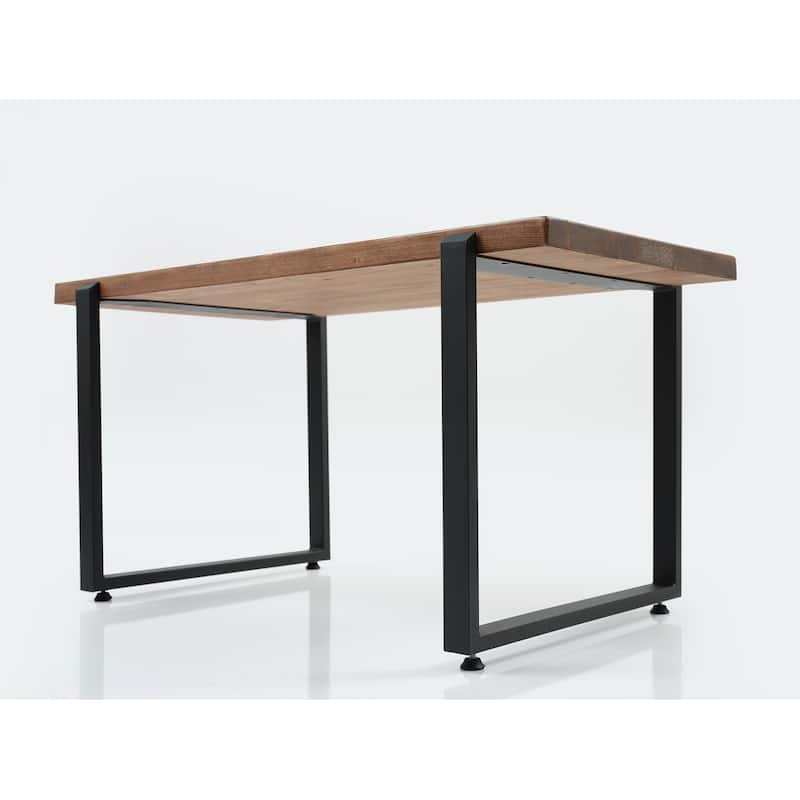 Maria Metal Frame Solid Wood Coffe Table For Living Room