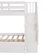 preview thumbnail 12 of 46, Twin-Over-Twin Bunk Bed with Trundle and Storage Staircase, Space-Saving Design
