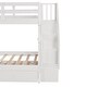 preview thumbnail 12 of 14, Twin over Twin Bunk Bed with Twin size Trundle for Bedroom, White