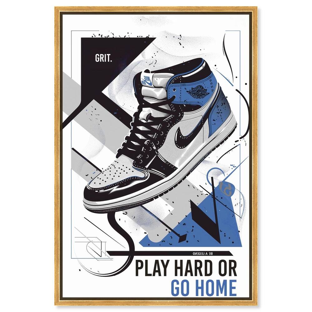 Play Hard Go Home Canvas by Art Remedy