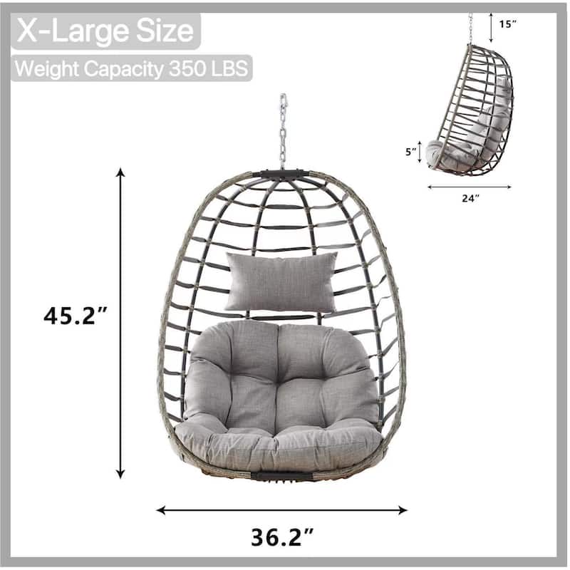 Pocassy Foldable Hanging Egg Chair