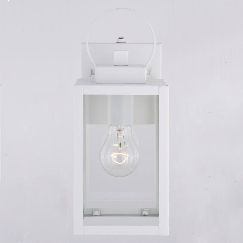 Bellevue Norah 12" Tall Outdoor Wall Sconce with Clear Glass Shade