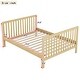 preview thumbnail 37 of 48, Toddler Bed with Safety Guardrail, Convertible Crib/Full Size Bed Wood Platform Bed Frame with Shelf for Kids Toddler