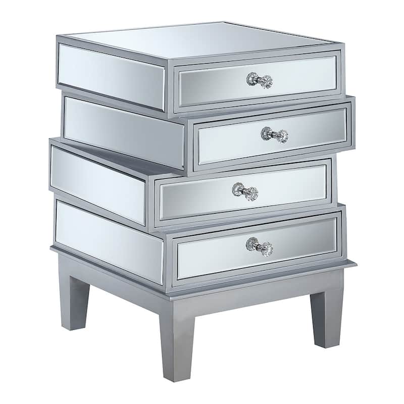Convenience Concepts Gold Coast J Daniels 4 Drawer End Table