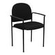 preview thumbnail 15 of 43, Comfort Stackable Steel Side Reception Chair with Arms