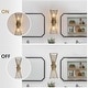 preview thumbnail 12 of 30, 2-Light Black/Gold Wall Sconces 16 Inch Modern Wall Sconce - N/A