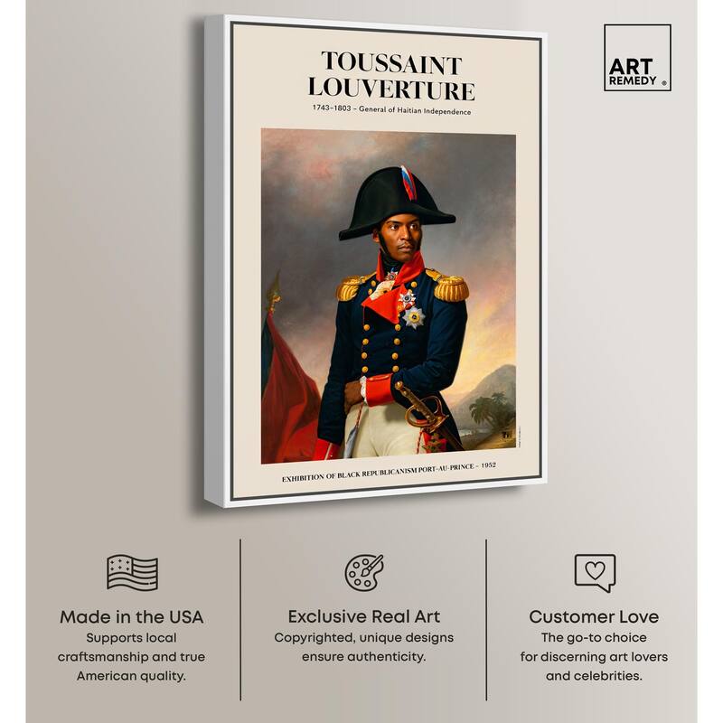 Toussant Louverture Canvas by Art Remedy