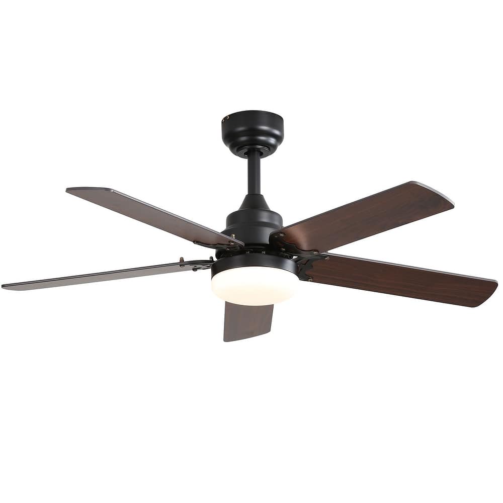 Sofucor 42 Inch Low Profile Ceiling Fan with Light and Remote Control,for Bedroom Living Room Kitchen Patio,Quiet DC Motor