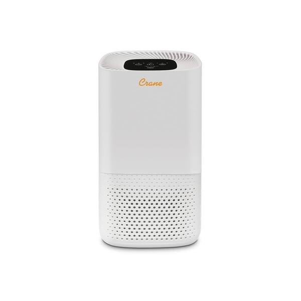 Shop Crane True Hepa Air Purifier With Germicidal Uv Light 3 Speed Setting Overstock 28625746