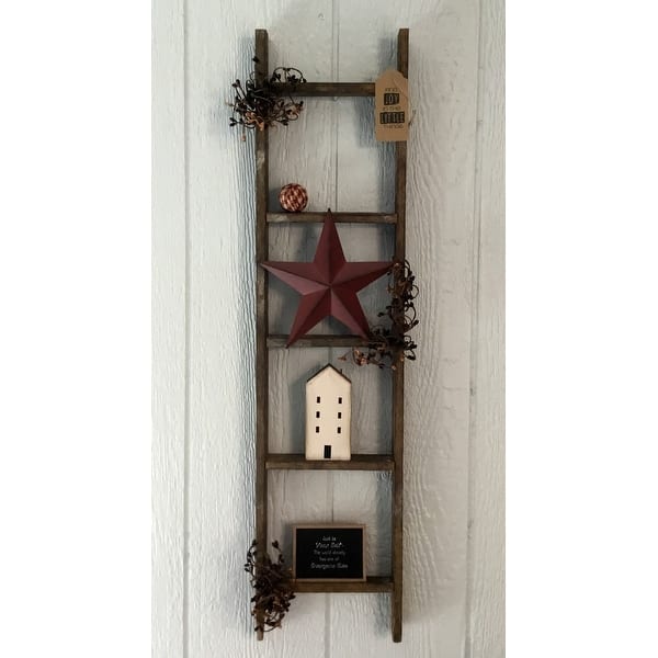 tobacco lath ladders Farmhouse Primitive Decorative Tobacco Lath Ladder - On Sale - Bed Bath &  Beyond