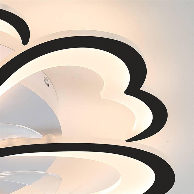 26.7" Ceiling Fan with Lights, Remote Control 3 Color Temperatures