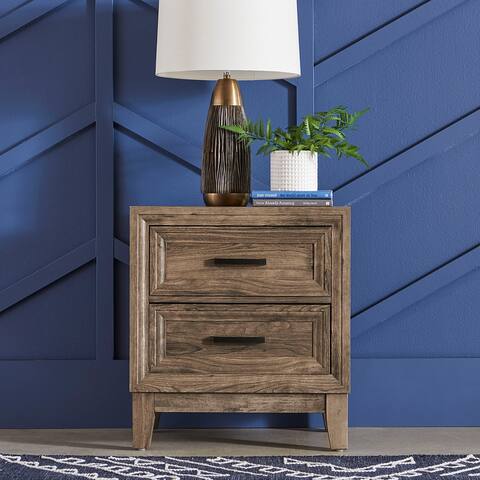 Ridgecrest Cobblestone 2 Drawer Night Stand