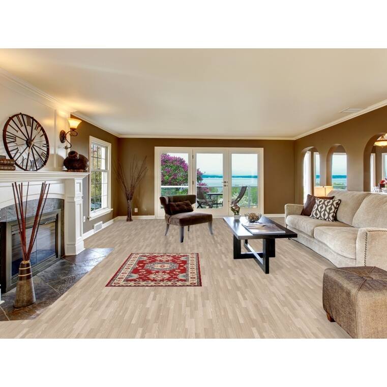 Traditional Red Kazak Foyer Rug Hand-Knotted Foyer Wool Carpet - 3'2" x 5'3"