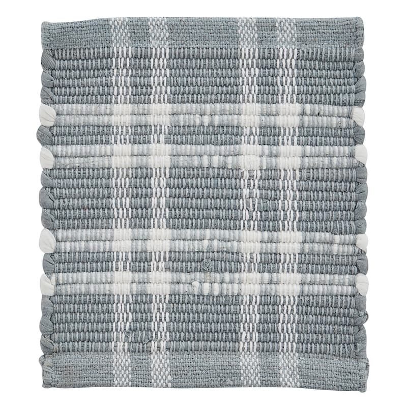 Park Designs Gray Jubilee Chindi Trivet Set of 4 - 8" X 8"