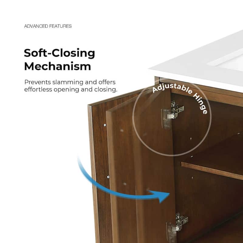 Ove Decors KIRA-42 Kira 42" Free Standing Single Basin Vanity Set with